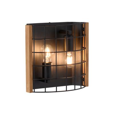 JUST LIGHT Wandleuchte "DRAIN", schwarz, 2, 1 Stk., Leuchten, ExklusiveE27, Wandleuchte