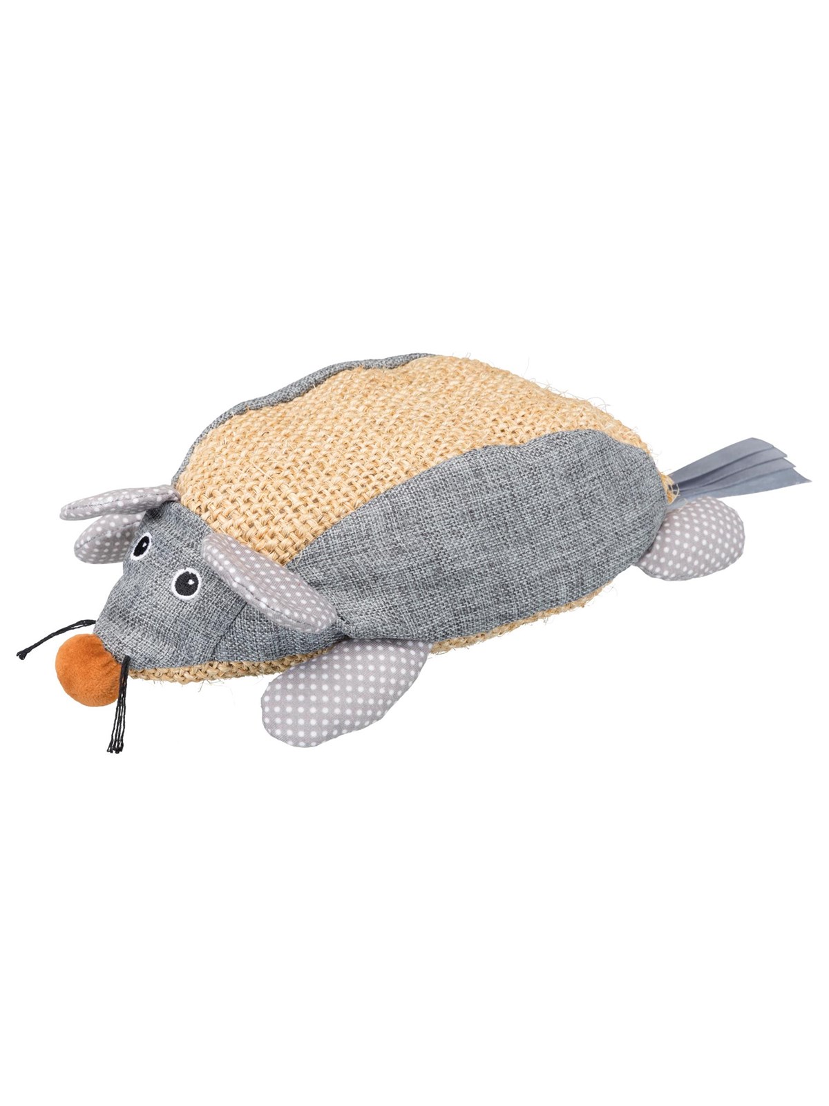 Trixie Katzenspielzeug Sisal Maus XXL mit Katzenminze versetzt 30cm