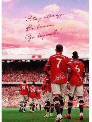 Uplift Essentials Modern Soccer Player Portrait   HD Football Canvas Wall Art style 16 16 X 24 In