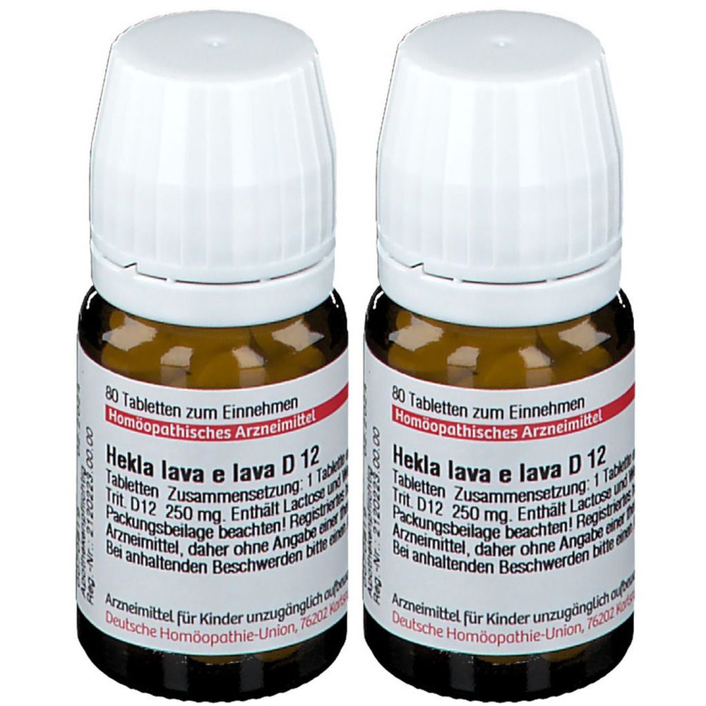 Hekla lava e D 12 Tabletten Doppelpack 2x80 St