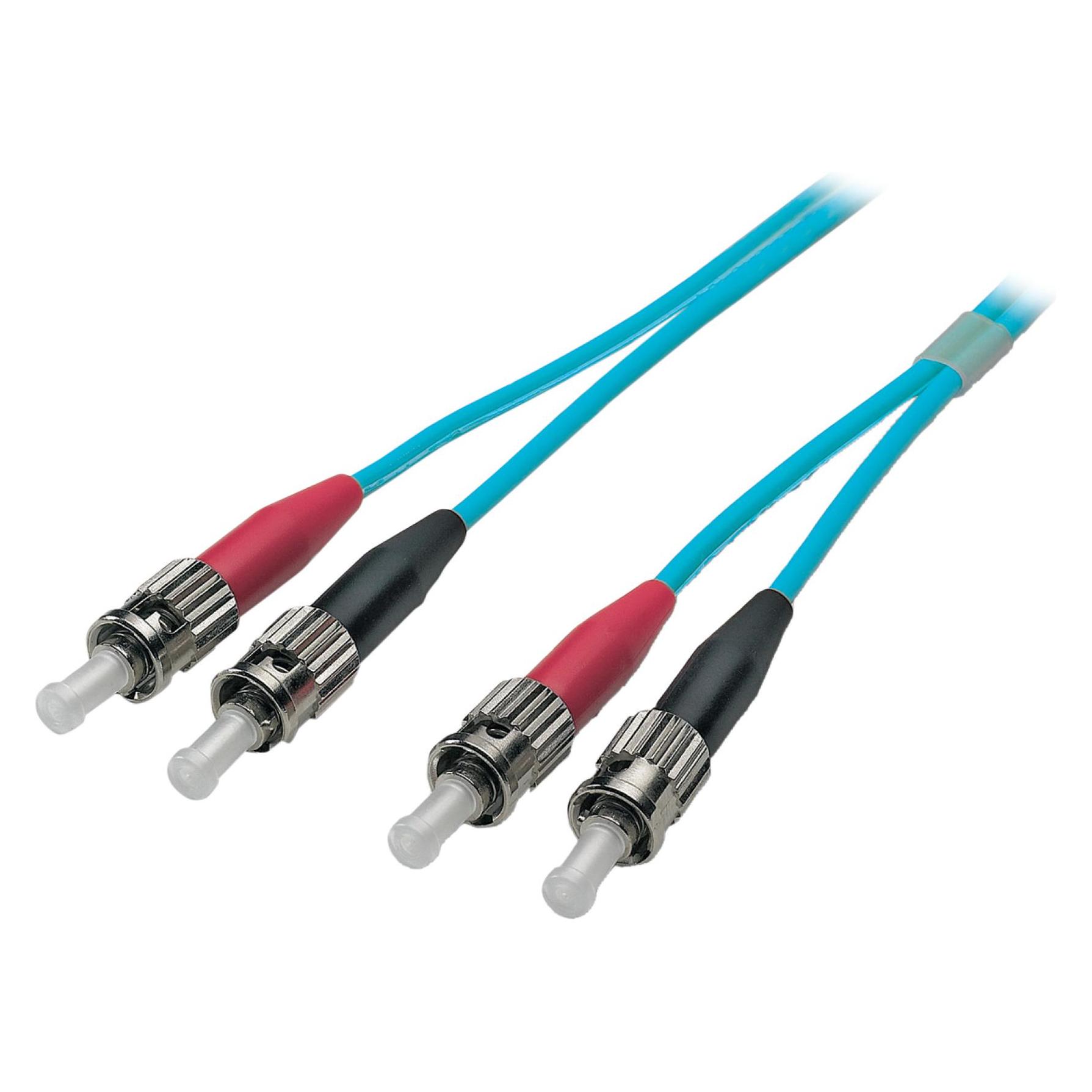 EFB Elektronik Duplex Jumper ST/ST 50/125µ,2 Meter, ECOFIBER, OM3, LSZH (2 m) (O7013.2)
