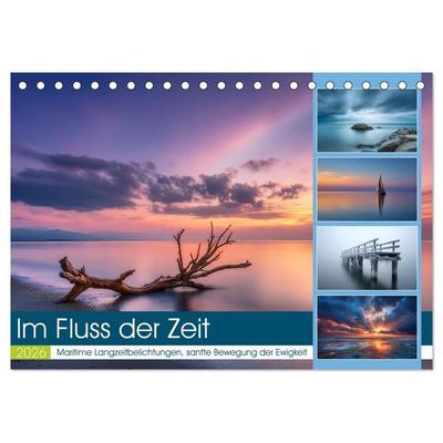 Im Fluss der Zeit (Tischkalender 2026 DIN A5 quer), CALVENDO Monatskalender