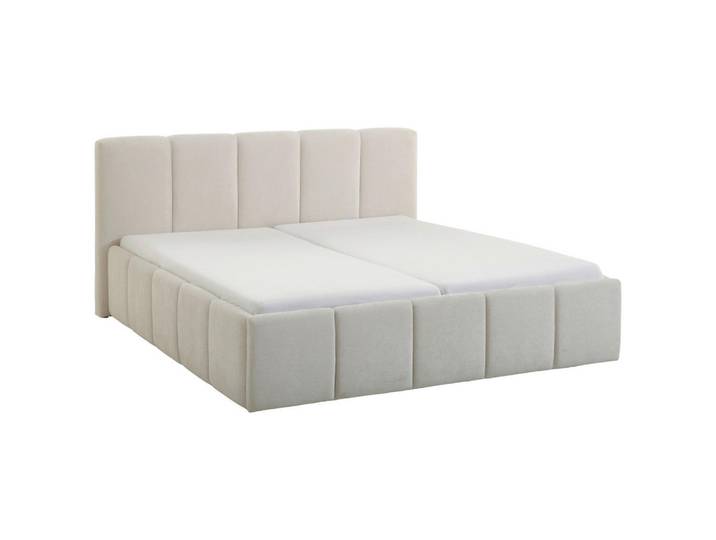 Xora Polsterbett, Beige, Holz, Eukalyptusholz, 180x200 cm, Reach, Schlafzimmer, Betten, Polsterbetten
