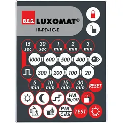 BEG Brück Electronic IR-Fernbedienung IR-PD-1C-E