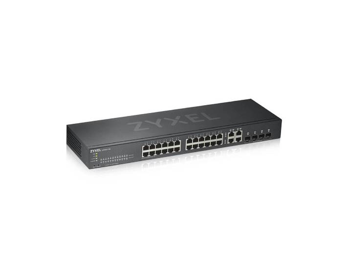 Zyxel GS1920-24V2, Géré, Gigabit Ethernet (10/100/1000), Grille de montage GS1920-24V2-EU0101F