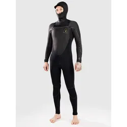 O'Neill Mutant Legend 5/4 Chest Zip Hooded Neoprenanzug black / temperedsteel Gr. S