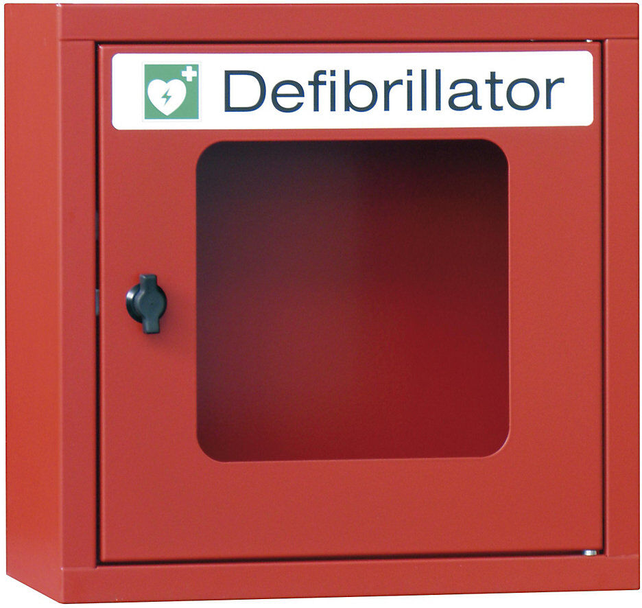 Defibrillatorschrank, mit akustischem Alarm, feuerrot Pavoy