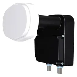 inverto LNB Twin Monoblock 4.3o for Astra 19o -Astra 23o, LNB, Weiss