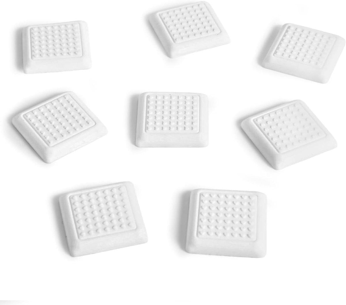 Siliconen Antislip Voetjes - 8 Stuks - Wit