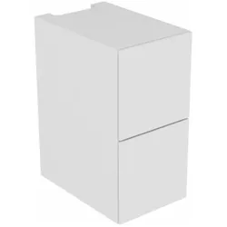 KEUCO EDITION 11 Unterschrank, 2 Frontauszüge, mit LED-Beleuchtung, 350x700x535mm, 31314210100, Korpus/Front: Weiß Lack Hochglanz / Weiß Lack Hochglanz
