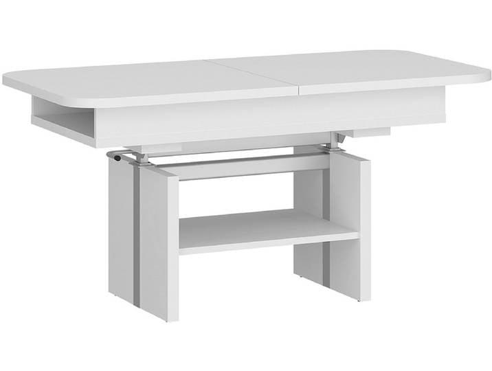 Couchtish CORTADO 65x110x56cm weiss