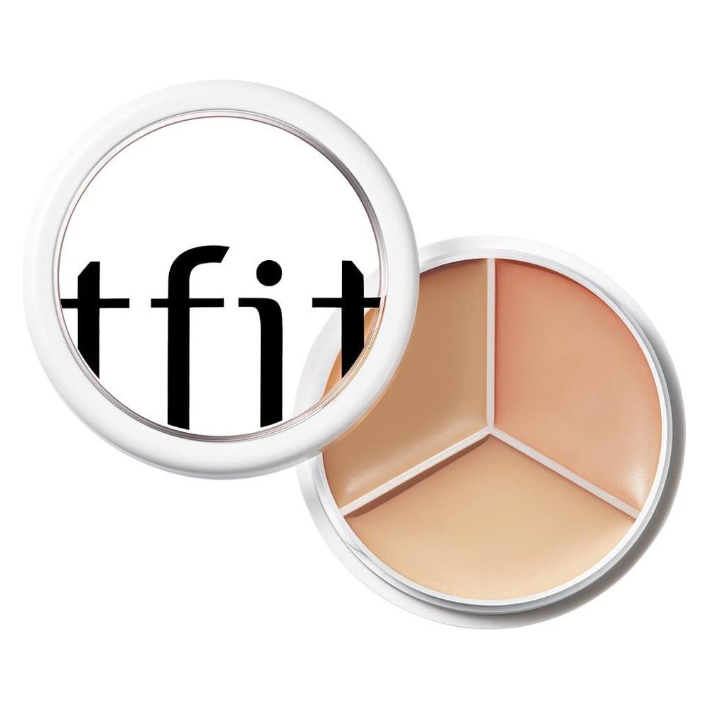 Tfit Cover Up Pro Concealer Palette 3-in-1 Full Coverage Farbkorrektur (02 Warm) (240213-)