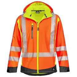 Warnschutz Softshelljacke "HOUSTON" - M - orange/gelb