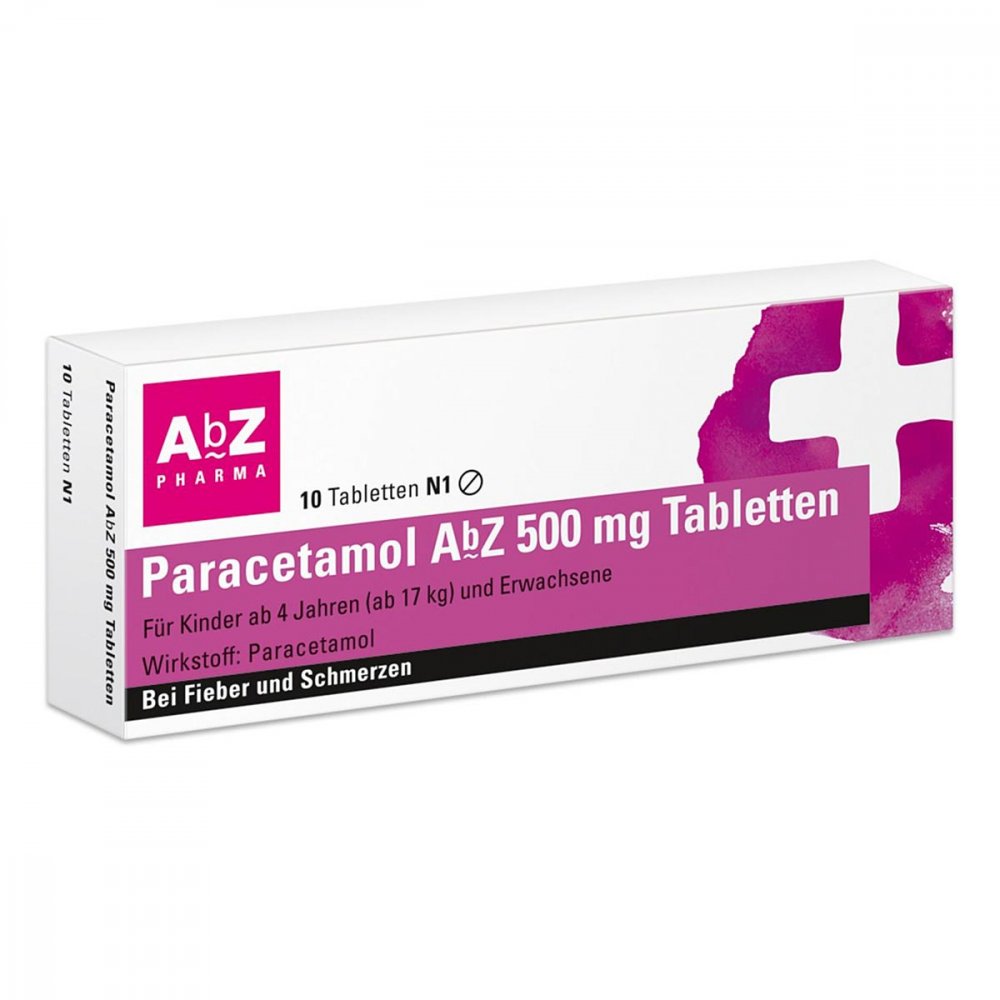 AbZ Pharma GmbH Paracetamol AbZ 500mg Tabletten 01234473