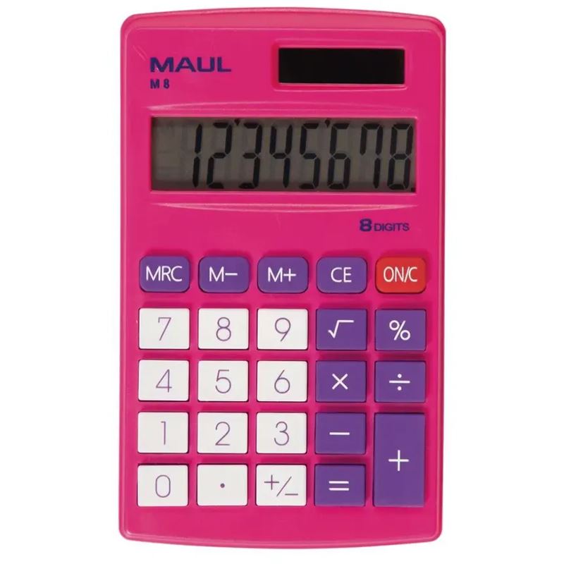 MAUL M 8 Taschenrechner pink