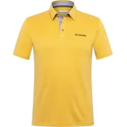 COLUMBIA Herren Polo Nelson Point Polo, Größe M in Gelb Gelb