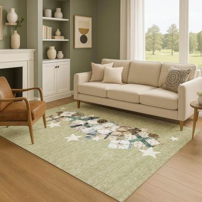 Addison Rugs Premium Washable Super Soft Christmas Presents Mayfield Rug