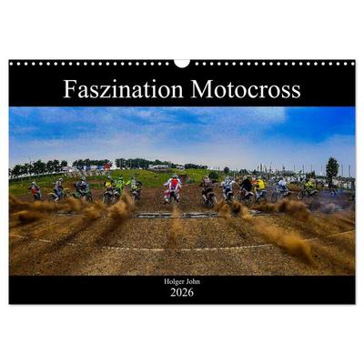 Blickpunkte Motocross (Wandkalender 2026 DIN A3 quer), CALVENDO Monatskalender