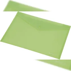 Dokumentenhülle A4 mit Druckknopf max. 120 Blatt pastellgrün