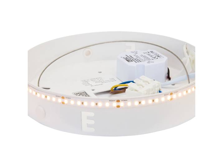 Basis Echoes Metall weiss D: 19.5cm, 10W LED - LED - Lichtfarbe: Warmweiss - LED Energiesparlampen
