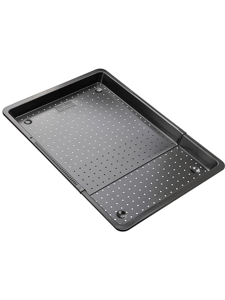 Zenker Herdbackblech "Black Metallic" in Schwarz - (B)37-52 x (T)33 cm - onesize