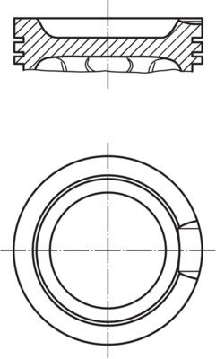 Mahle Kolben 033 16 02
