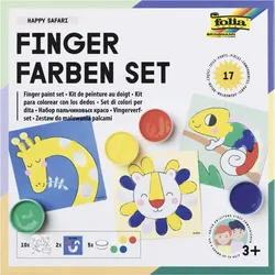 folia Fingerfarben Happy Safari farbsortiert