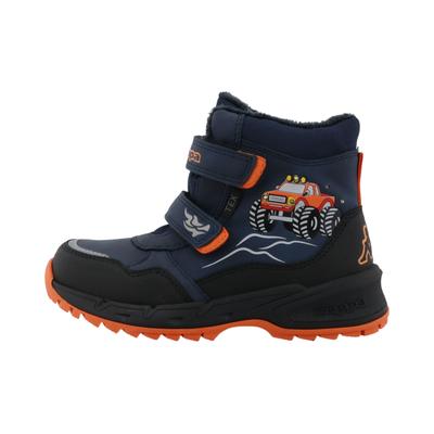 Winterboots KAPPA "OSANO", Mädchen, Gr. 26, Synthetik, blau (denim), Schuhe Winterboots, Winterschuhe, Winterstiefel, Snowboots, wasserdicht