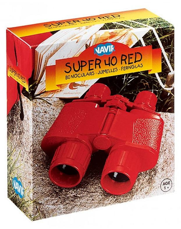 Navir Rode verrekijker met etui