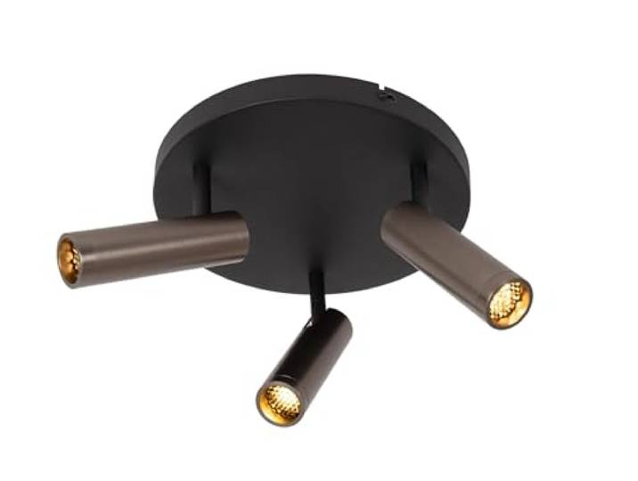 LUCIDE GRADO - Deckenstrahler - Ø 25 cm - 3xGU10 (MR11) - Grauguss