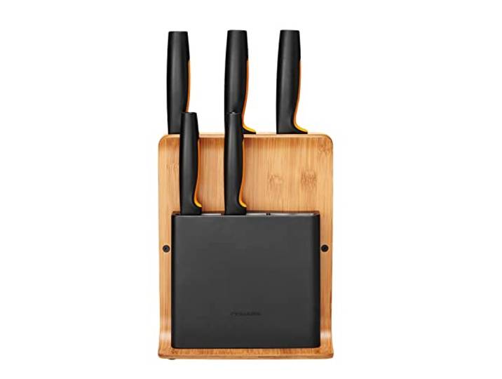 Fiskars Bamboe Design messenblok met 5 Messen, Functional Form