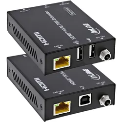Aten Przełącznik Altusen InLine KVM Extender Cat.6, HDMI 4K/60Hz, 70m, Set, KVM Switch, Schwarz