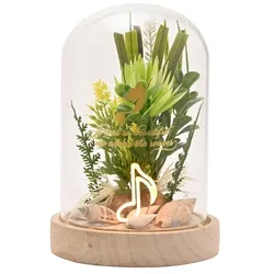 Widdop Disney Princess Ariel florals in a clonche with neon light, Weiteres Gaming Zubehör, Mehrfarbig, Grün