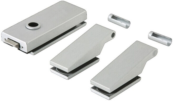 Ferrure de porte en verre STUDIO Classic LM argent elox.UV Poignée avant DIN L/R ; Dorma-Glas (81005115099)