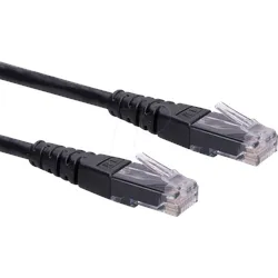 ROLINE 21151545 - Patchkabel Cat.6, UTP, schwarz, 2 m
