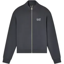 EA7 für Damen. 7W001487_AF24375 Graues Logo-Sweatshirt (3XL), Lässig, Sportlich, Polyester