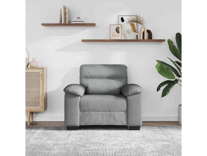 Soldes Moment Fauteuil 1 place - YUYUE - Petit Canapé - gris clair 100x81x84cm tissu M0_73845663