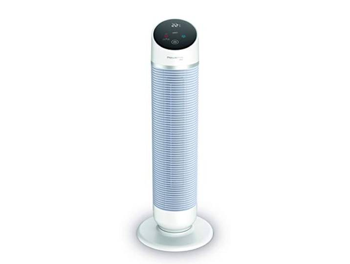 Rowenta 3-in-1 Turmventilator Silent Comfort, Heizlüfter, Ventilator und Luftfilter, 10 Stufen für jeden Bedarf, Eco-Heizmodus, Smart-Modus, Fernbedienung, Timer, Auto-Off, weiß, HQ8120