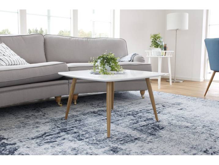 Couchtisch Vendera - mit feiner Marmoroptik - Weiß-Holz - Luxusbetten24