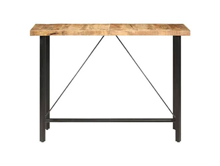 HKLGBVCR Bartisch, Mangoholz, ungeschliffen, 150 x 70 x 107 cm