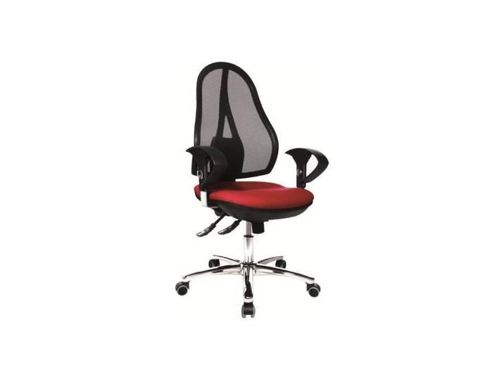 Chaise de bureau TOPSTAR OPEN POINT SY Deluxe avec accoudoirs pivotants en polypropylène rouge
