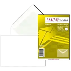 Briefumschlag C6, ohne Fenster, NK, 80 g/qm, weiß