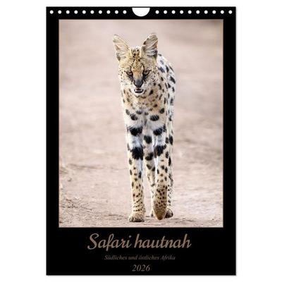 Safari hautnah - Südliches und östliches Afrika (Wandkalender 2026 DIN A4 hoch), CALVENDO Monatskalender