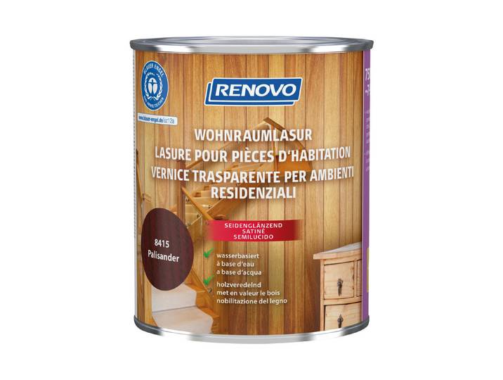 Renovo Wohnraumlasur Palisander 0.75 l Seidenglanz