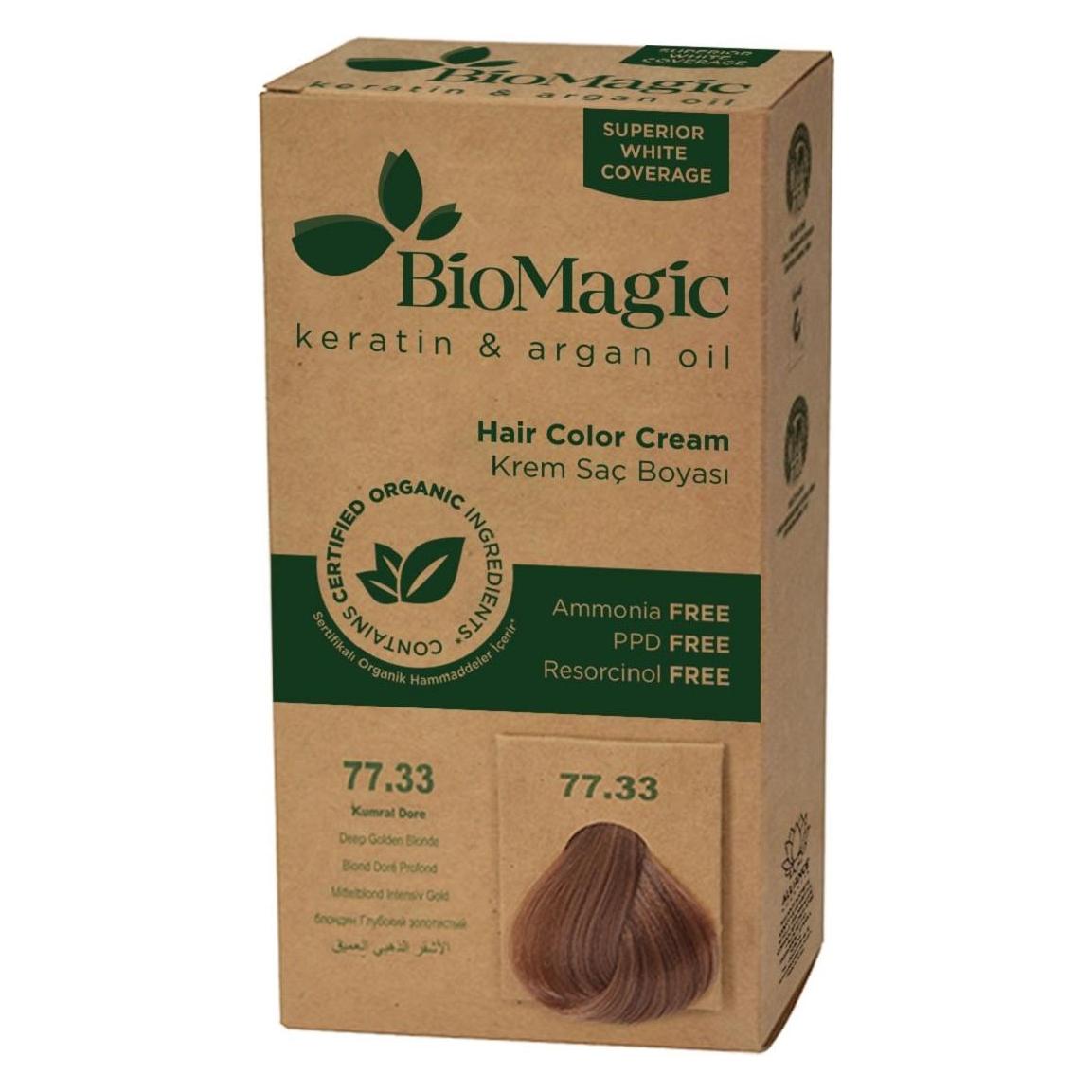 Biomagic Haarfarbstoff für tiefe goldene Blondine (77,33) 250 g - Biomagisch (77.33 Tief Golden Blond) (37731465)