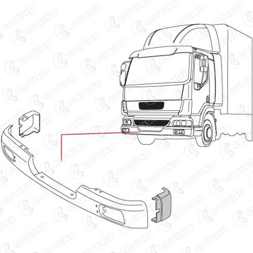 COVIND LF0/ 93 Bumper cover