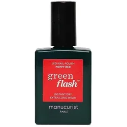 Manucurist, Nagellack, Green Flash Nagellack Poppy Red (Poppy Red, Gel-Effekt Nagellack)