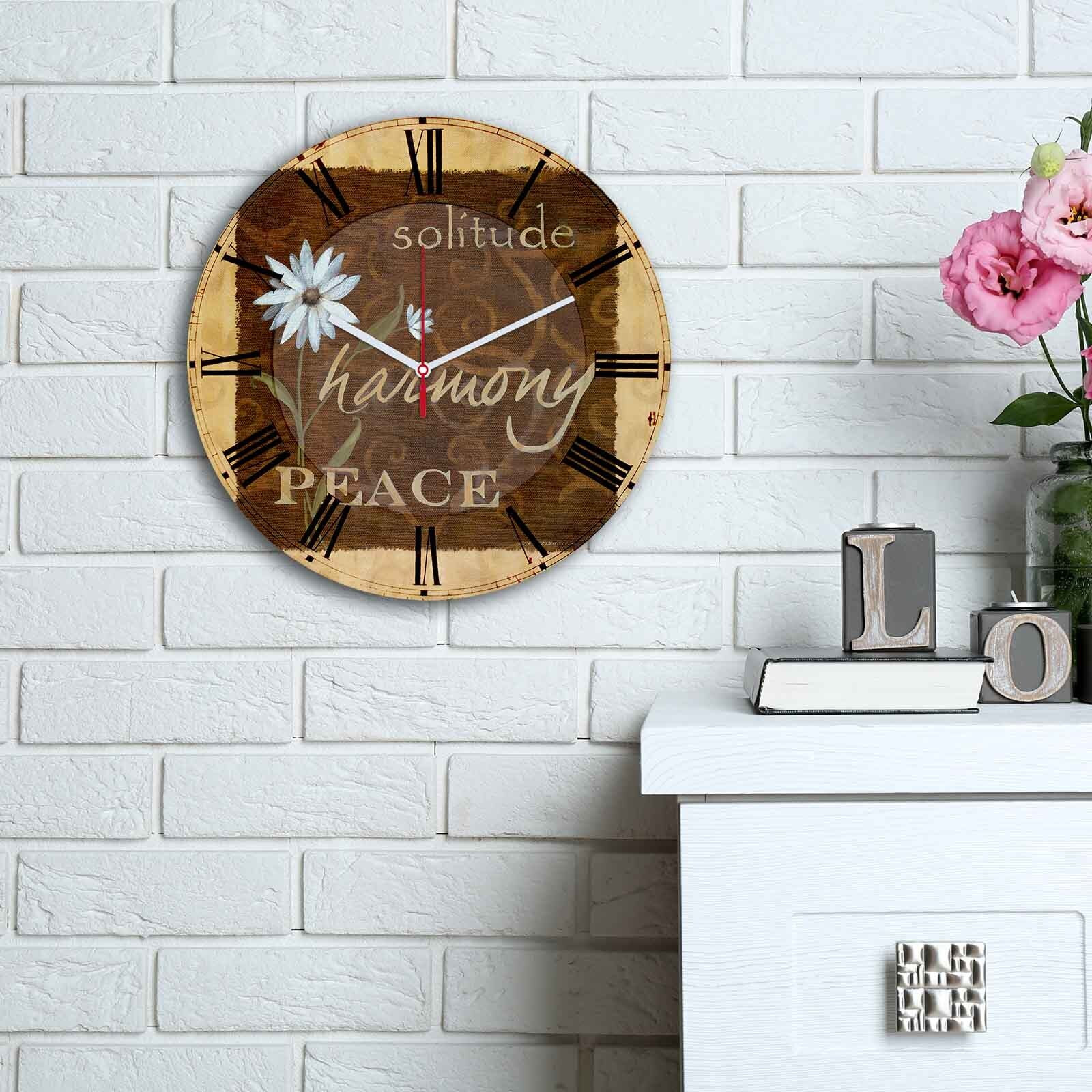 Opviq Wandklok, Diameter: 30 cm