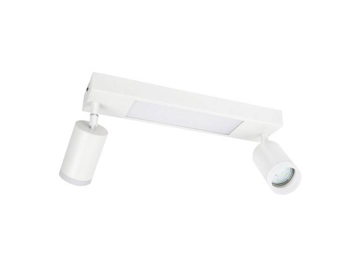 Nettlife Deckenstrahler Bielefeld 2-flammig 34/8/16.9 cm, Weiß, Metall, Gu10, 8x16.9x34 cm, Lampen & Leuchten, Innenbeleuchtung, Spots & Strahler, Deckenspots