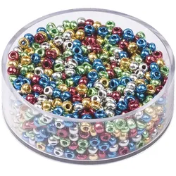 6x Knorr Prandell Rocailles 2,5mm bunt gemischt VE=17g